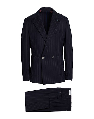 BERNA Suits Blue 63% Polyester, 34% Viscose, 3% Elastane