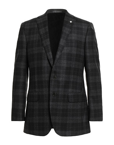 L.B.M. 1911 Blazer Charcoal 100% Virgin Wool