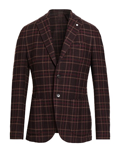 GARDO BOSMAN Blazer Burgundy 55% Cotton, 35% Wool, 10% Polyamide