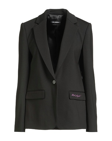 KARL LAGERFELD Blazer Black 67% Polyester, 28% Viscose, 5% Elastane