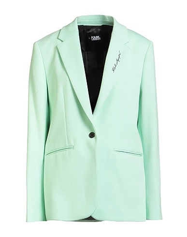 KARL LAGERFELD Blazer Light green 70% Cotton, 30% Polyester