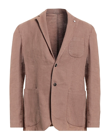 L.B.M. 1911 Blazer MARRONE 50% Linen, 50% Polyester