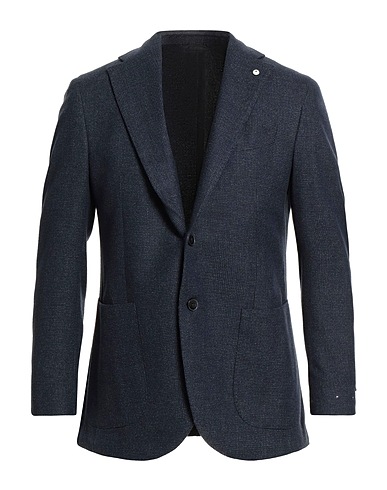 L.B.M. 1911 Blazer Navy blue 75% Wool, 15% Cotton, 10% Polyamide