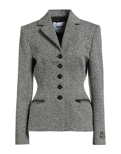 MSGM Blazer Black 38% Recycled cotton, 37% Virgin Wool, 25% Cotton
