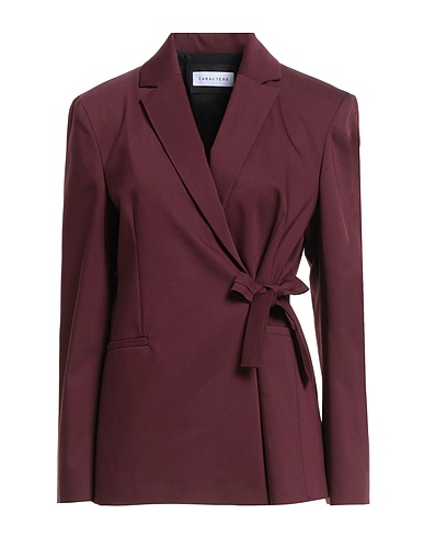 CARACTÈRE Blazer Garnet 63% Cotton, 32% Polyamide, 5% Elastane