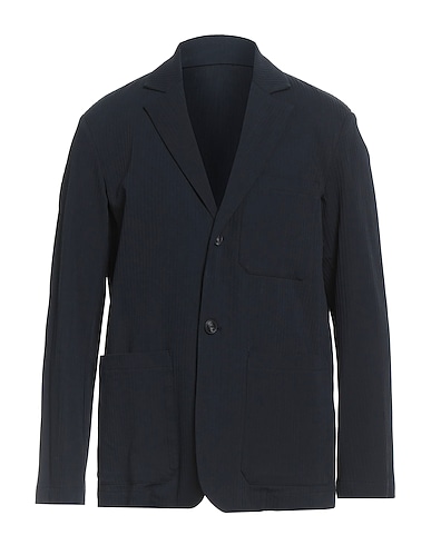 GIORGIO ARMANI Blazer Midnight blue 66% Cotton, 23% Viscose, 10% Wool, 1% Elastane