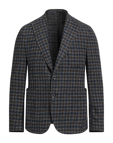 TORRE UOMO Blazer Midnight blue 46% Cotton, 22% Polyester, 22% Acrylic, 10% Wool