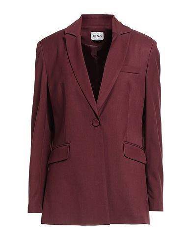 BERNA Jackett Bordeaux 63% Polyester, 34% Viskose, 3% Elastan