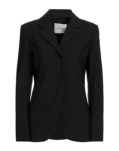 OTTOD'AME Blazer Black 53% Polyester, 43% Virgin Wool, 4% Elastane