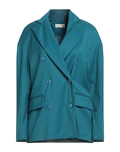 HAVEONE Giacca Verde petrolio 66% Poliestere, 31% Viscosa, 3% Elastan