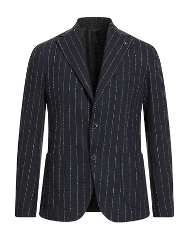 OUT/FIT Blazer Midnight blue 67% Cotton, 24% Polyester, 5% Other Fibres, 2% Wool, 2% Acrylic