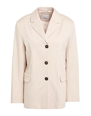 'S MAX MARA Blazer Beige 100% Cotton