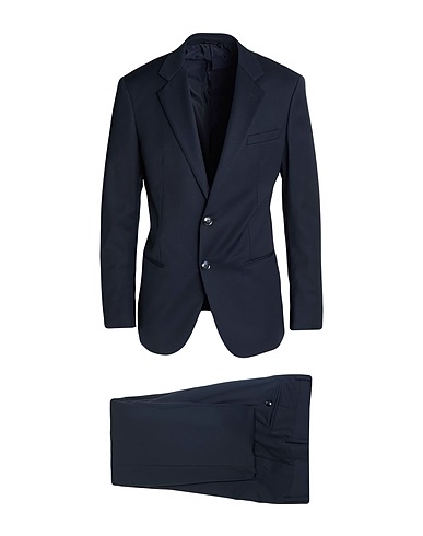 GIORGIO ARMANI Suits Midnight blue 100% Virgin Wool