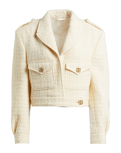 GIVENCHY Giubbotto Panna 94% Lana, 6% Poliestere