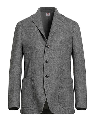 LUIGI BORRELLI NAPOLI Blazer Grey 100% Virgin Wool