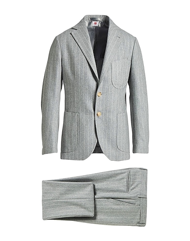 LUIGI BORRELLI NAPOLI Suits Light grey 100% Virgin Wool