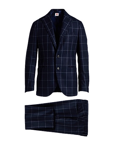 LUIGI BORRELLI NAPOLI Suits Midnight blue 100% Virgin Wool