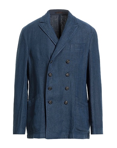 THE GIGI Blazer Blu navy 97% Lino, 3% Cotone
