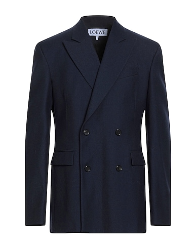 LOEWE Blazer Navy blue 100% Wool