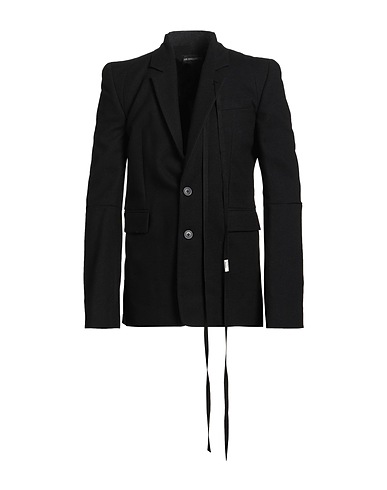 ANN DEMEULEMEESTER Blazer Black 100% Virgin Wool