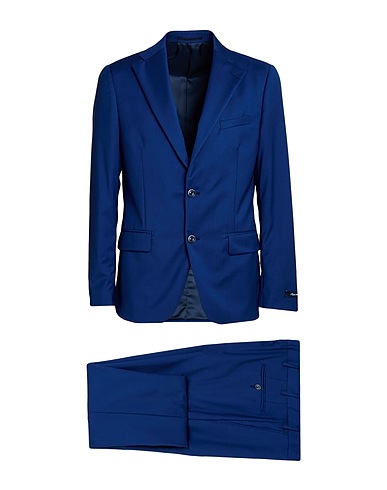 FABIO INGHIRAMI Abito Blu 100% Super 110s Lana