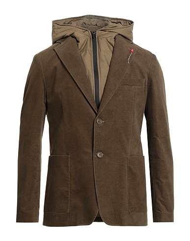 BERNESE Milano Jacket Military green 98% Viscose, 2% Linen