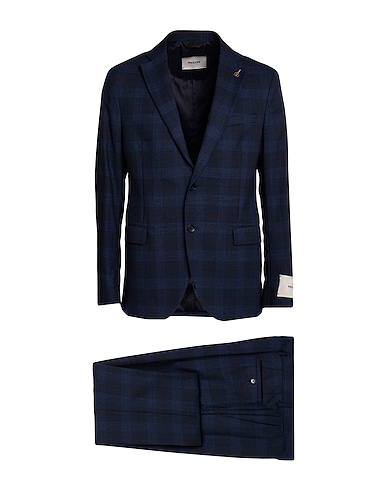 PAOLONI Suits Midnight blue 100% Virgin Wool