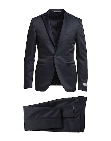 CANALI Suits Charcoal 65% Polyester, 35% Wool