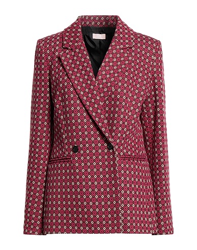 PINKO Blazer Fuchsia 46% Polyester, 39% Polyamide, 15% Elastane