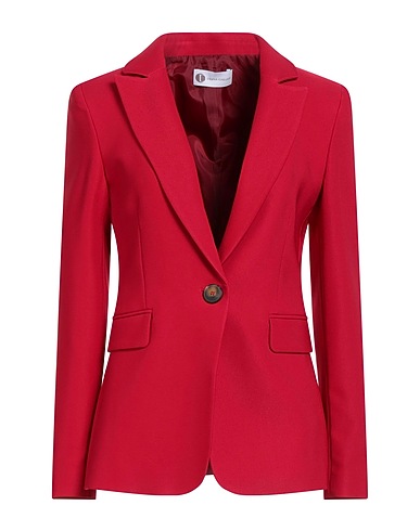 DIANA GALLESI Blazer Red 88% Polyester, 12% Elastane