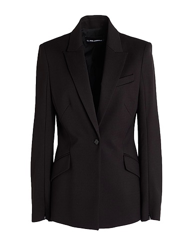 KARL LAGERFELD Blazer Off white 60% Viscose, 35% Polyamide, 5% Elastane
