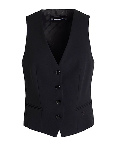 KARL LAGERFELD Vest Black 100% Polyester