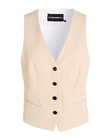 KARL LAGERFELD Weste Beige 100% Polyester