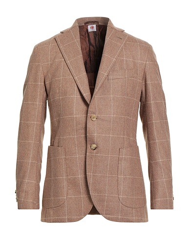 LUIGI BORRELLI NAPOLI Blazer Camel 94% Virgin Wool, 6% Cashmere