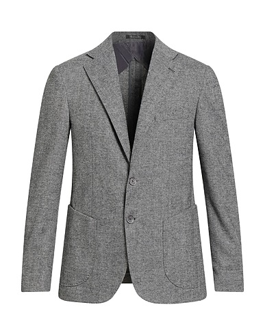 EREDI DEL DUCA Blazer Charcoal 70% Polyester, 15% Viscose, 15% Wool