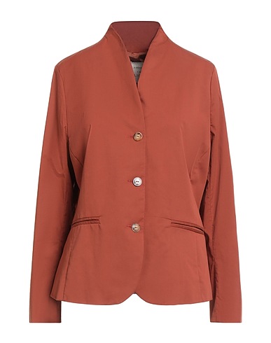 ALESSIA SANTI Blazer Brown 66% Cotton, 31% Polyamide, 3% Elastane