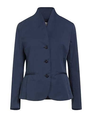 ALESSIA SANTI Giacca Blu navy 66% Cotone, 31% Poliammide, 3% Elastan
