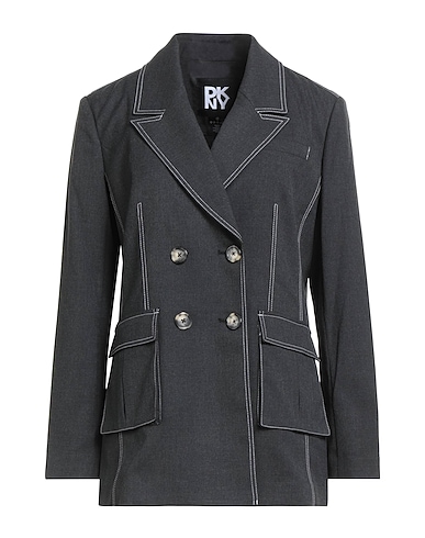 DKNY Blazer Charcoal 69% Polyester, 29% Rayon, 2% Elastane