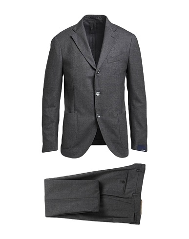 LARDINI Suits Grey 98% Wool, 2% Elastane