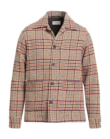 TINTORIA MATTEI 954 Jacket Pastel yellow 65% Cotton, 25% Polyester, 5% Acrylic, 5% Wool
