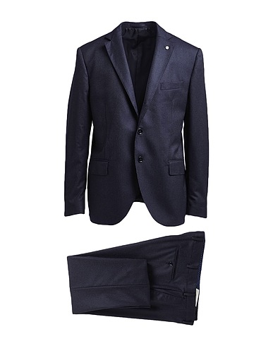 L.B.M. 1911 Suits Midnight blue 100% Wool