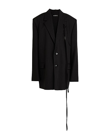 ANN DEMEULEMEESTER Blazer Black 99% Virgin Wool, 1% Cotton