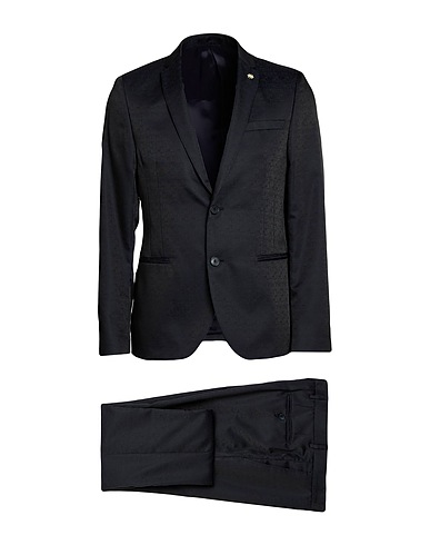 MANUEL RITZ Suits Midnight blue 56% Polyester, 44% Wool