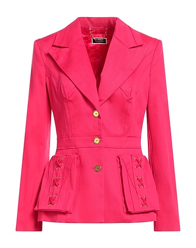 ELISABETTA FRANCHI Blazer Magenta 97% Cotton, 3% Elastane