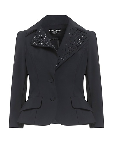 CHIARA BONI LA PETITE ROBE Blazer Black 75% Polyamide, 25% Elastane