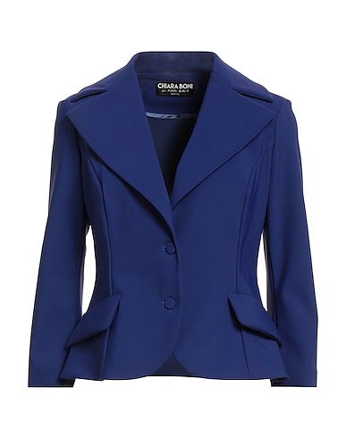 CHIARA BONI LA PETITE ROBE Giacca Blu navy 75% Poliammide, 25% Elastan