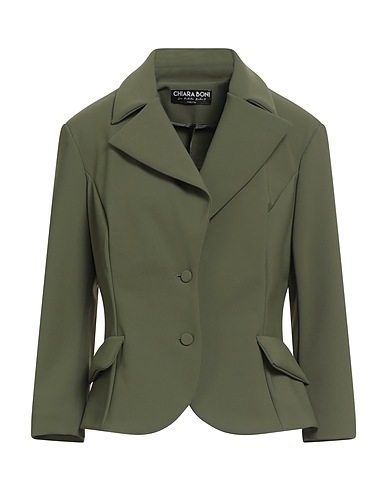 CHIARA BONI LA PETITE ROBE Blazer Military green 75% Polyamide, 25% Elastane
