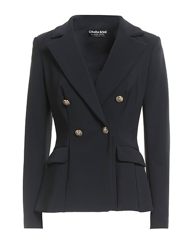 CHIARA BONI LA PETITE ROBE Blazer Black 75% Polyamide, 25% Elastane