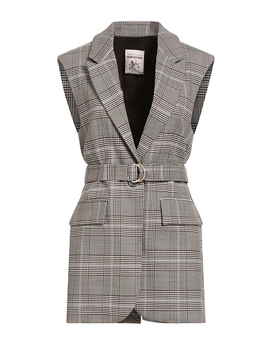 SEMICOUTURE Blazer Taupe 52% Polyester, 24% Viscose, 22% Wool, 2% Elastane