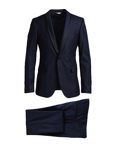 MANUEL RITZ Suits Midnight blue 56% Virgin Wool, 41% Viscose, 3% Elastane